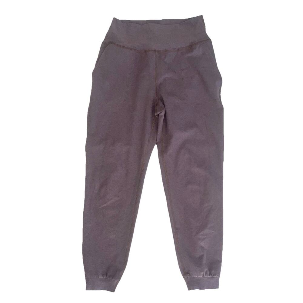 Beyond Yoga Spacedye Midi Jogger Pants Womens Small Pockets Woodland Heather